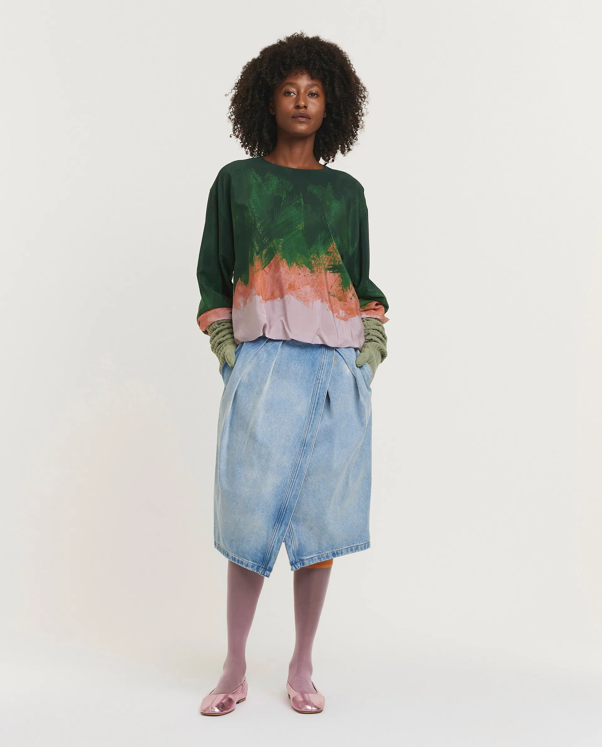 Gedrapeerde rok sold by Pauw Amsterdam product image thumbnail 3