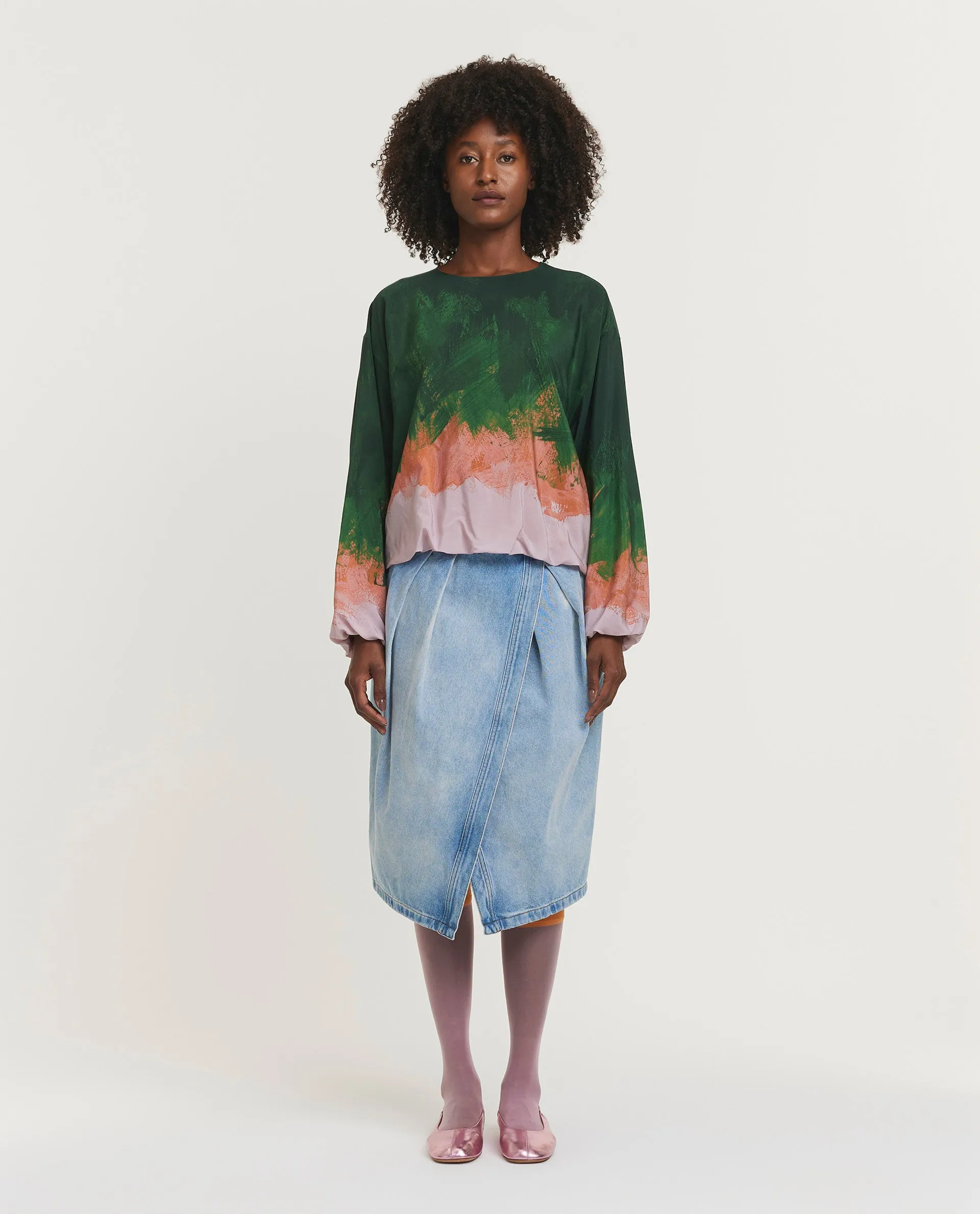 Gedrapeerde rok sold by Pauw Amsterdam