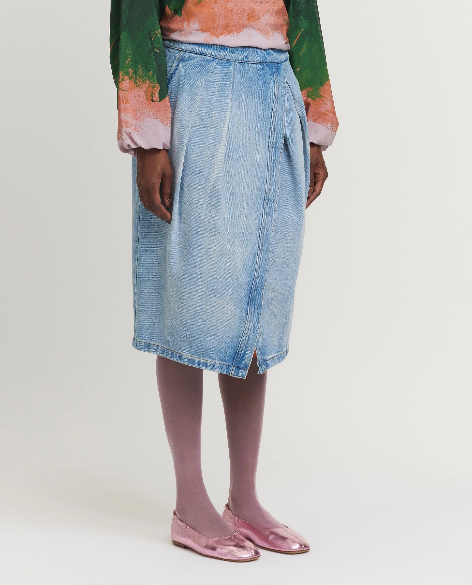 Gedrapeerde rok sold by Pauw Amsterdam product image thumbnail 4