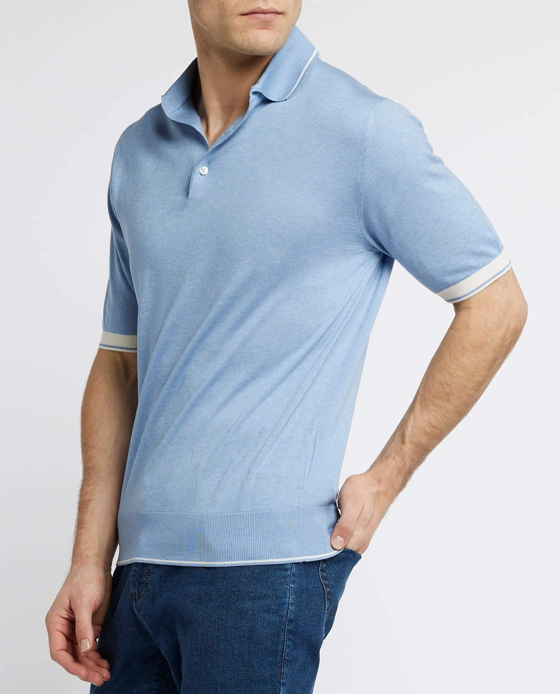 Gebreid Polo-Shirt sold by Pauw Amsterdam product image thumbnail 3