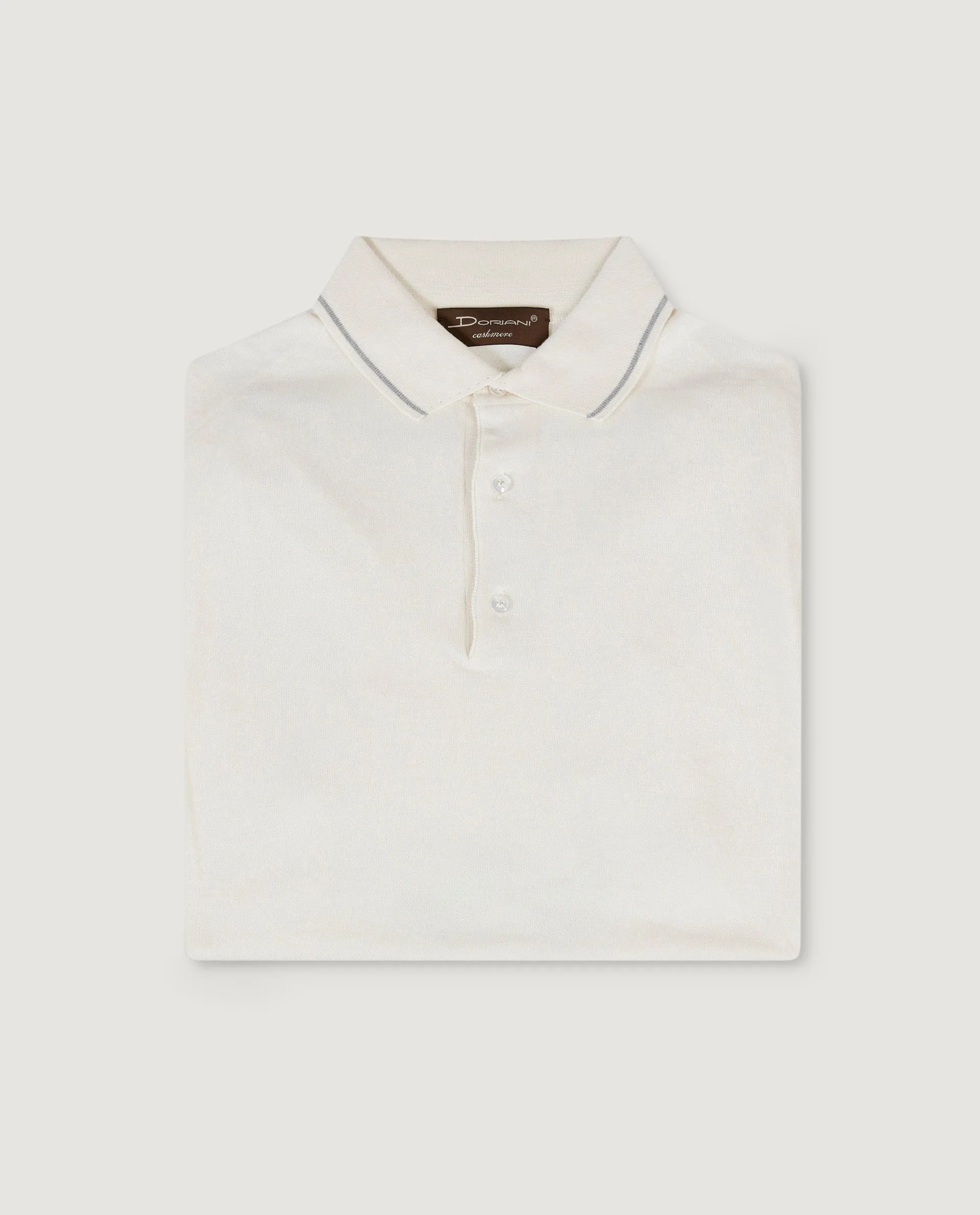 Gebreid Polo-Shirt - Ecru sold by Pauw Amsterdam
