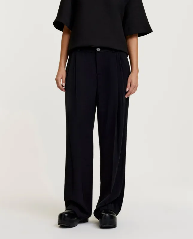 Wijde broek - Zwart sold by Pauw Amsterdam