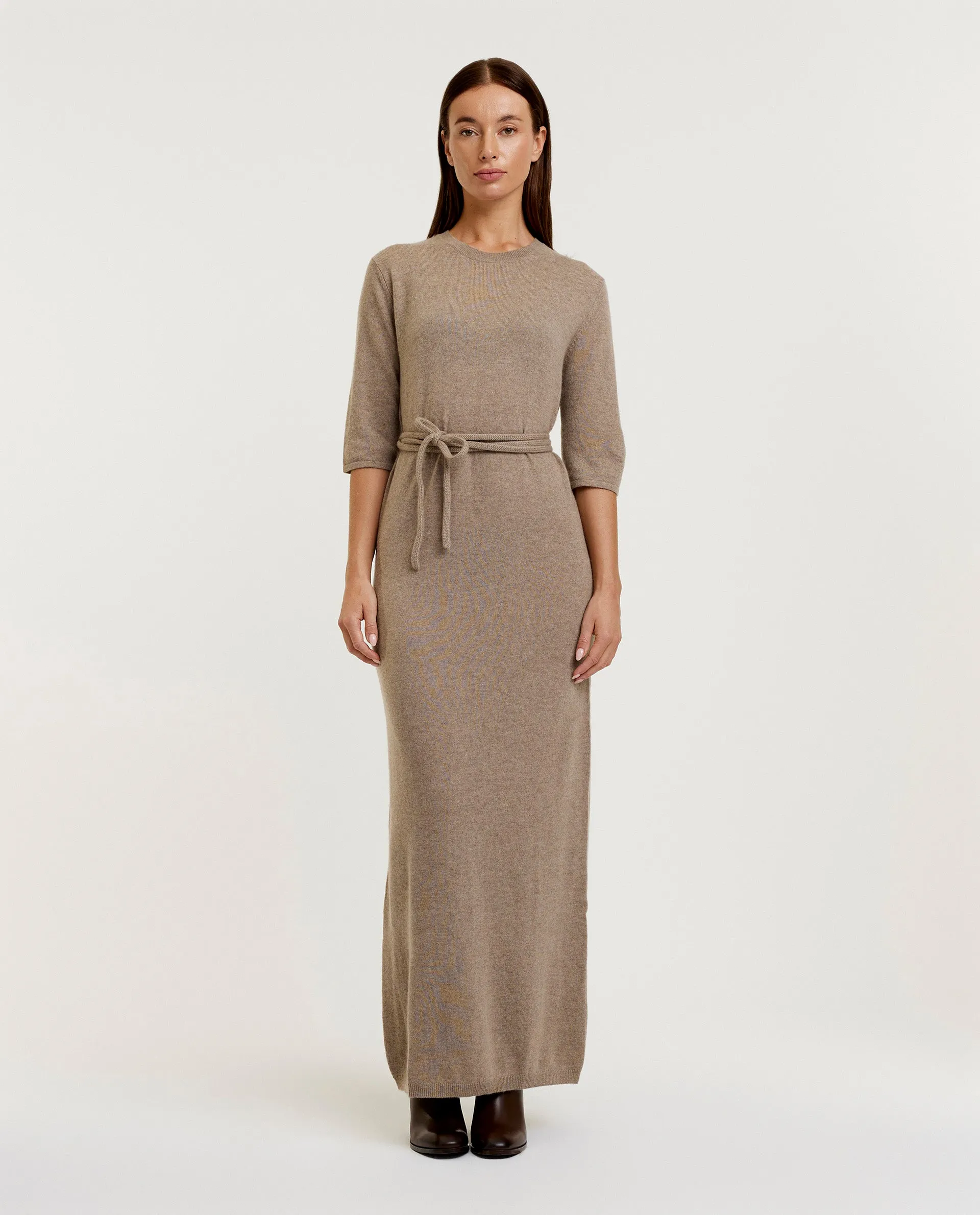 Cashmere Jurk - Lichtbruin sold by Pauw Amsterdam