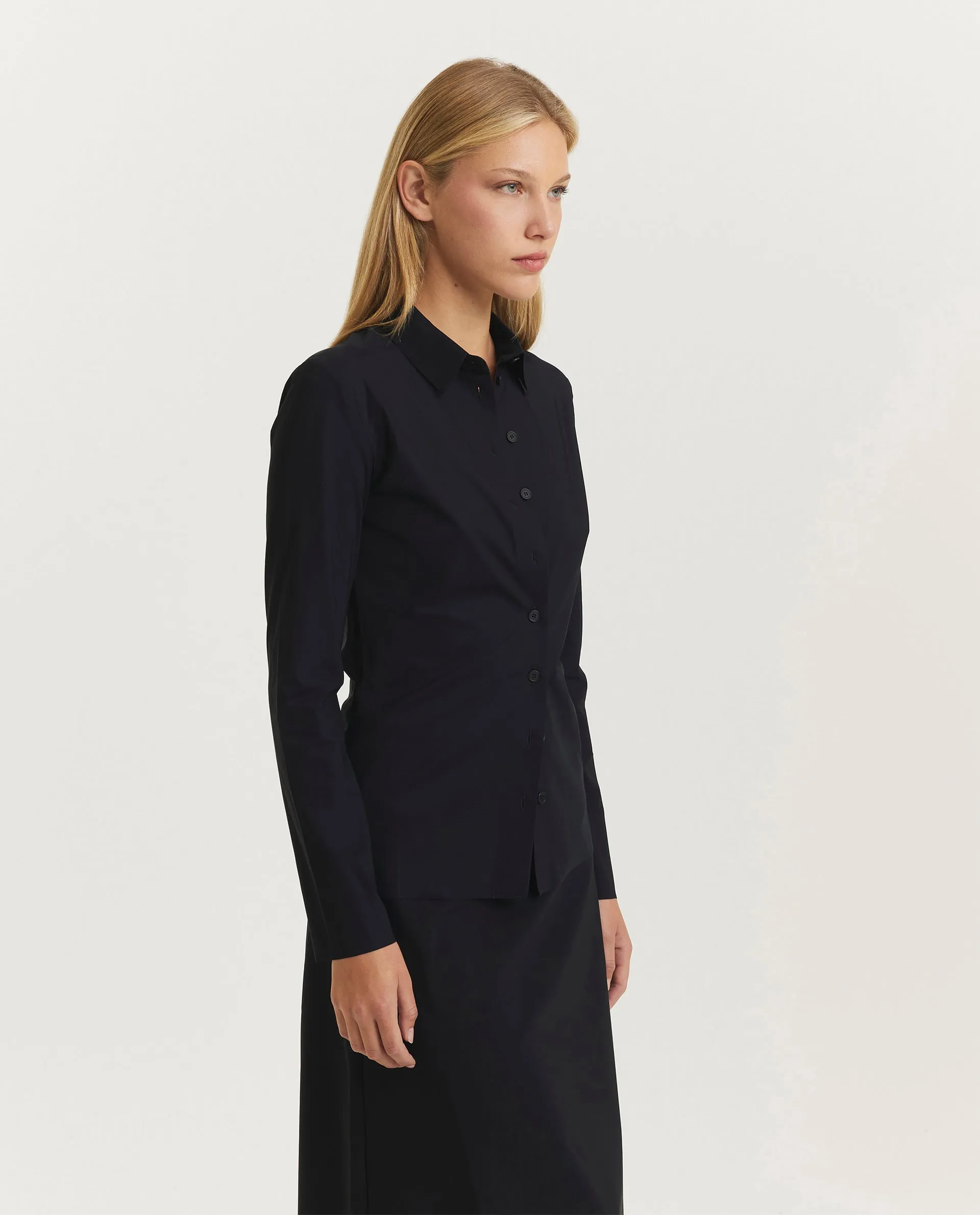 Getailleerde blouse - Zwart sold by Pauw Amsterdam product image thumbnail 2