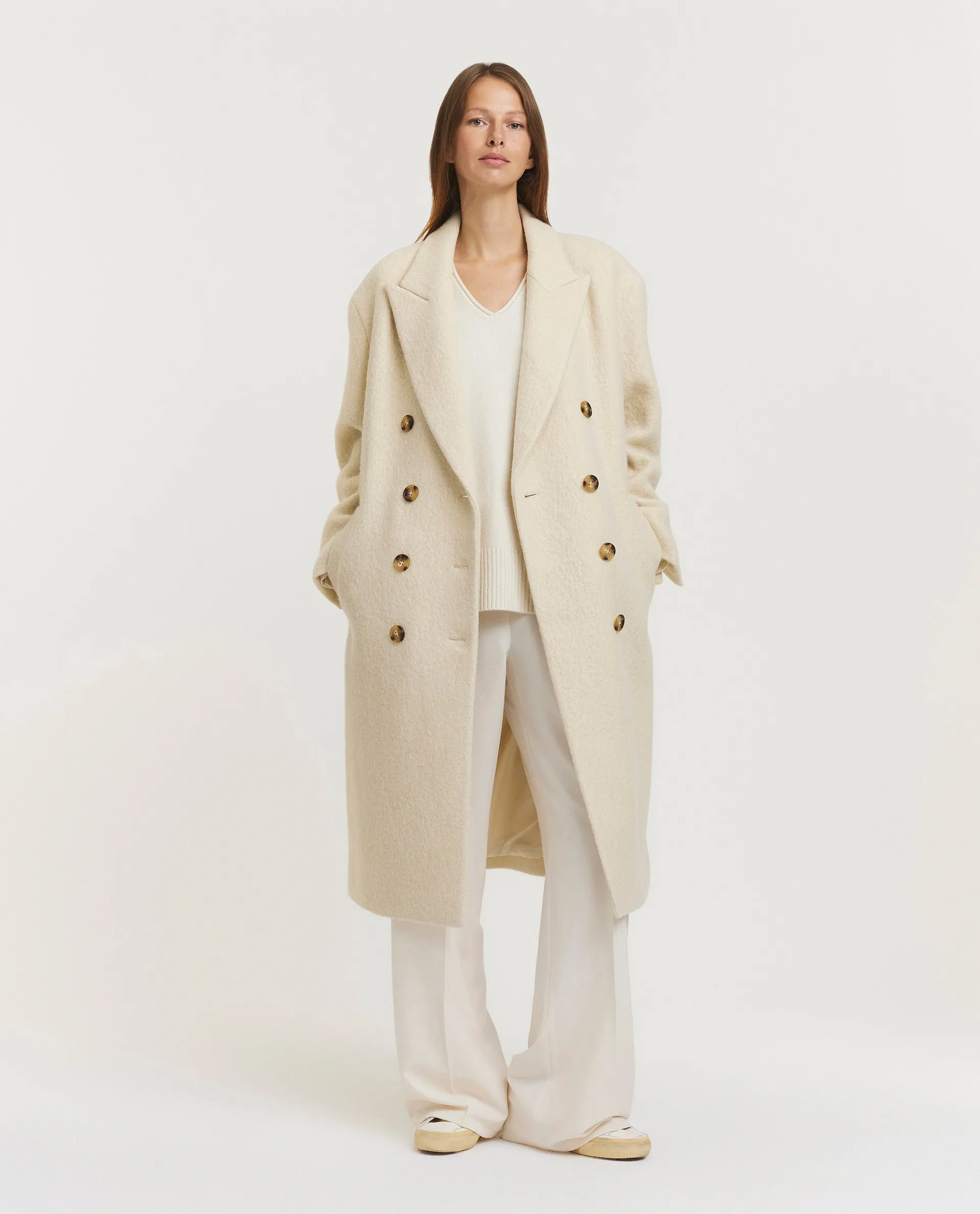 Wijde broek - Ecru sold by Pauw Amsterdam product image thumbnail 4