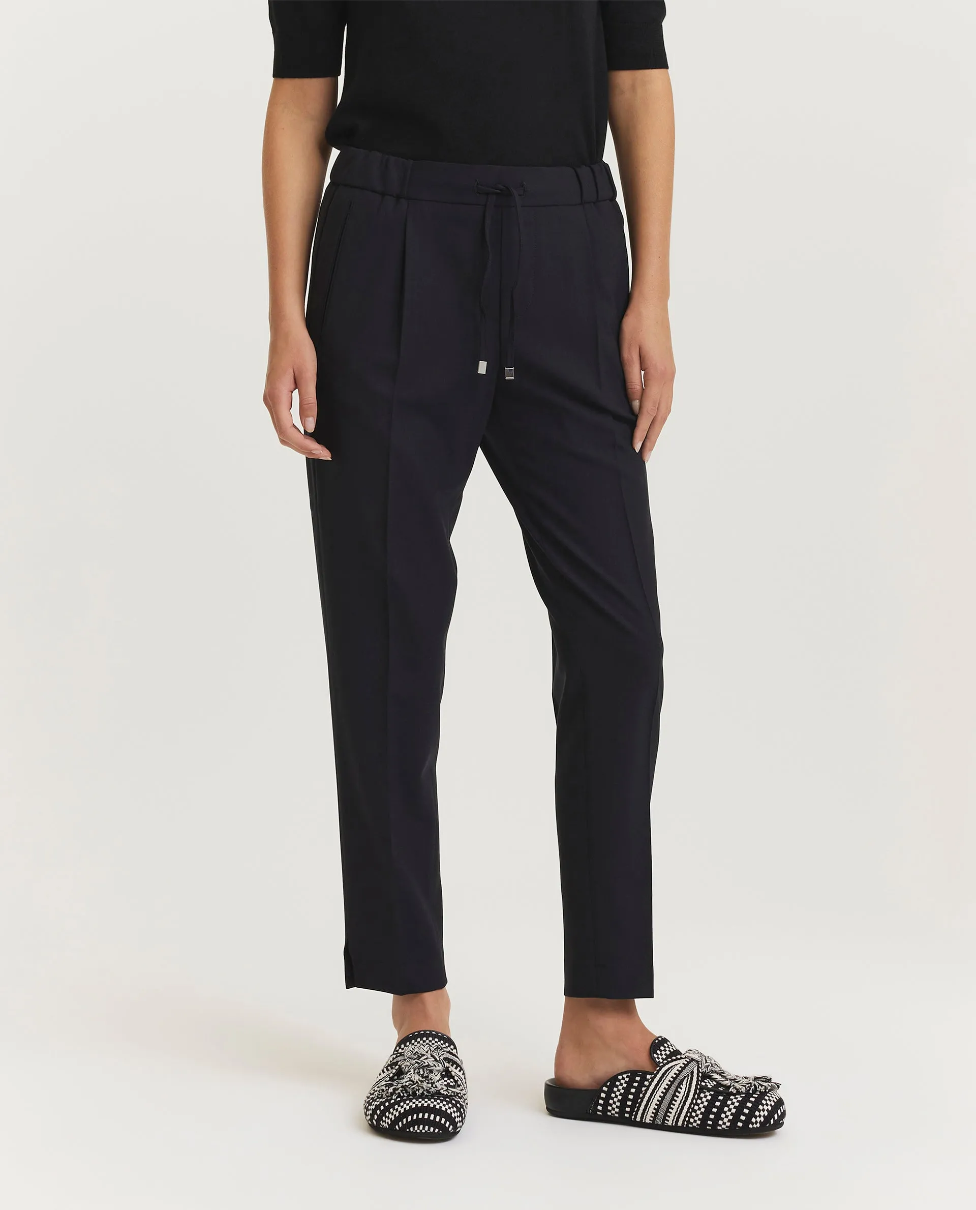 Wijde broek in wolmix sold by Pauw Amsterdam