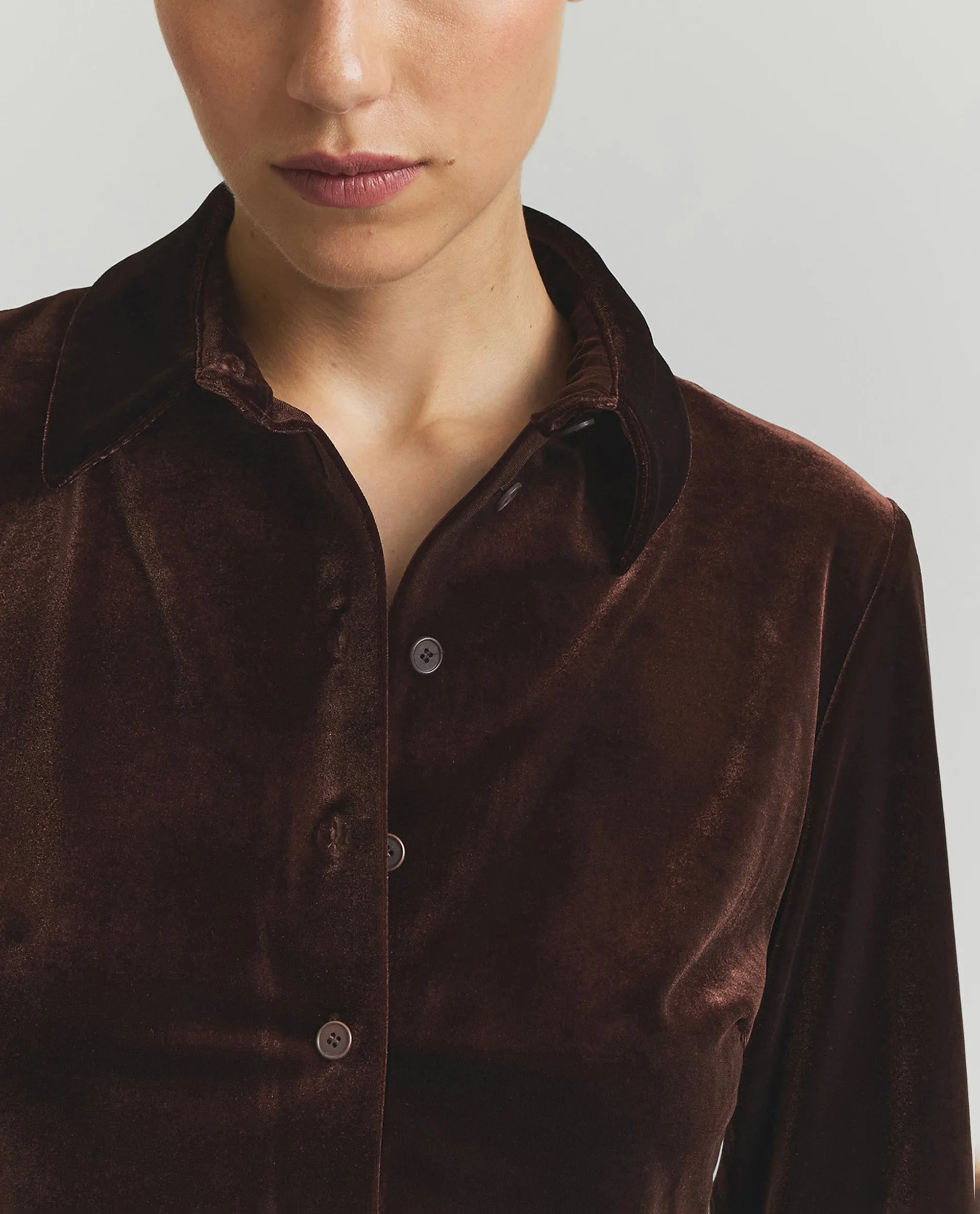 Fluwelen Blouse - Bruin sold by Pauw Amsterdam product image thumbnail 5