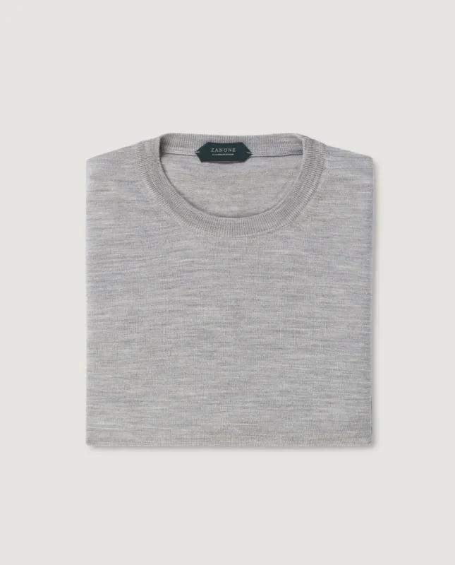 Ronde Hals Trui - Grijs sold by Pauw Amsterdam