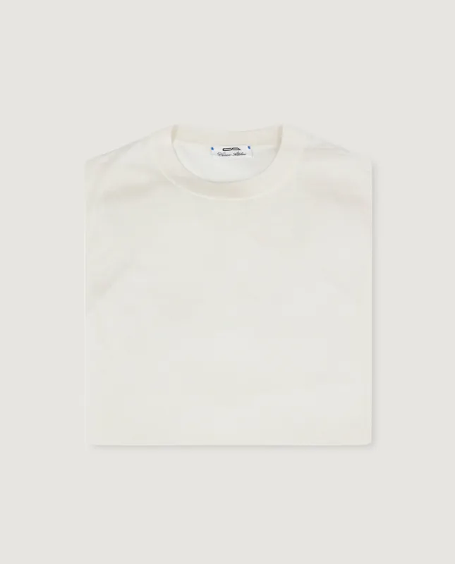 Cashmere Ronde Hals Trui - Ecru sold by Pauw Amsterdam