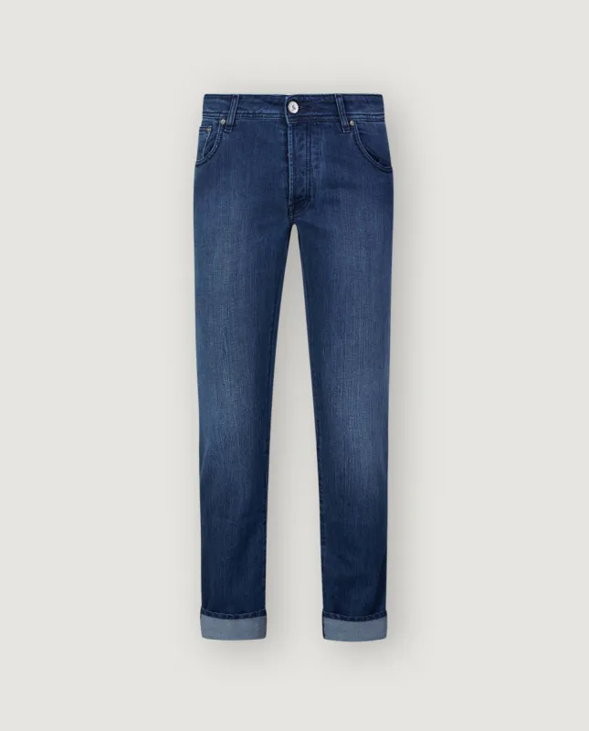 Slim Fit Jeans - Blauw sold by Pauw Amsterdam