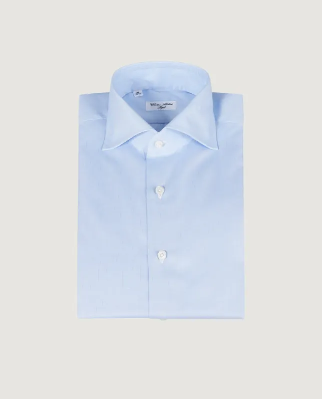 Micro Ruit Shirt - Blauw sold by Pauw Amsterdam
