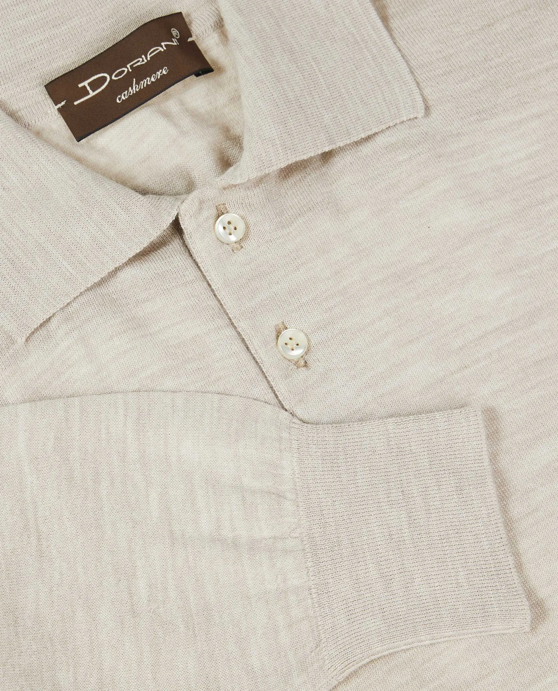 Lange Mouwen Polo - Lichtbruin sold by Pauw Amsterdam product image thumbnail 4