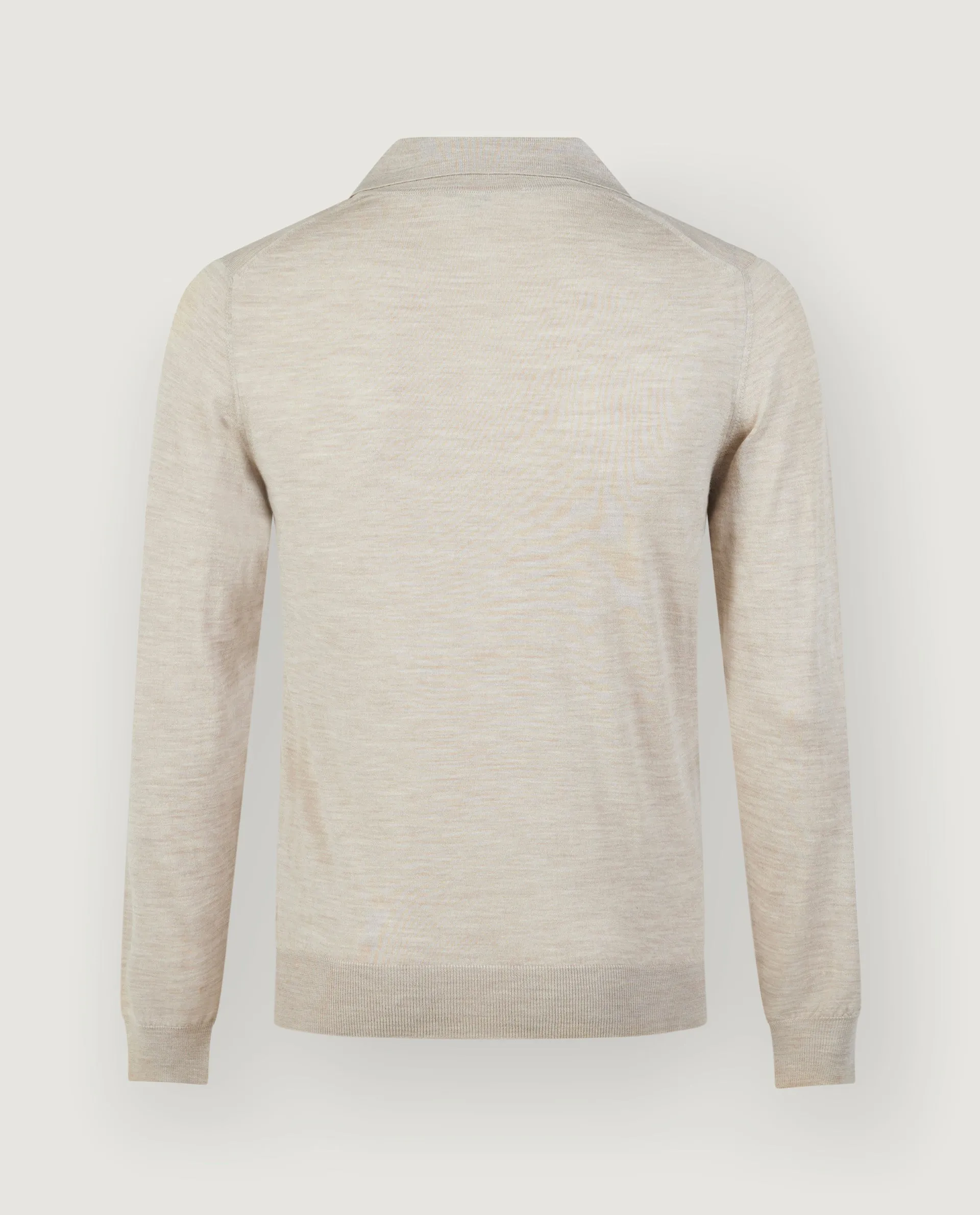 Lange Mouwen Polo - Lichtbruin sold by Pauw Amsterdam product image thumbnail 3