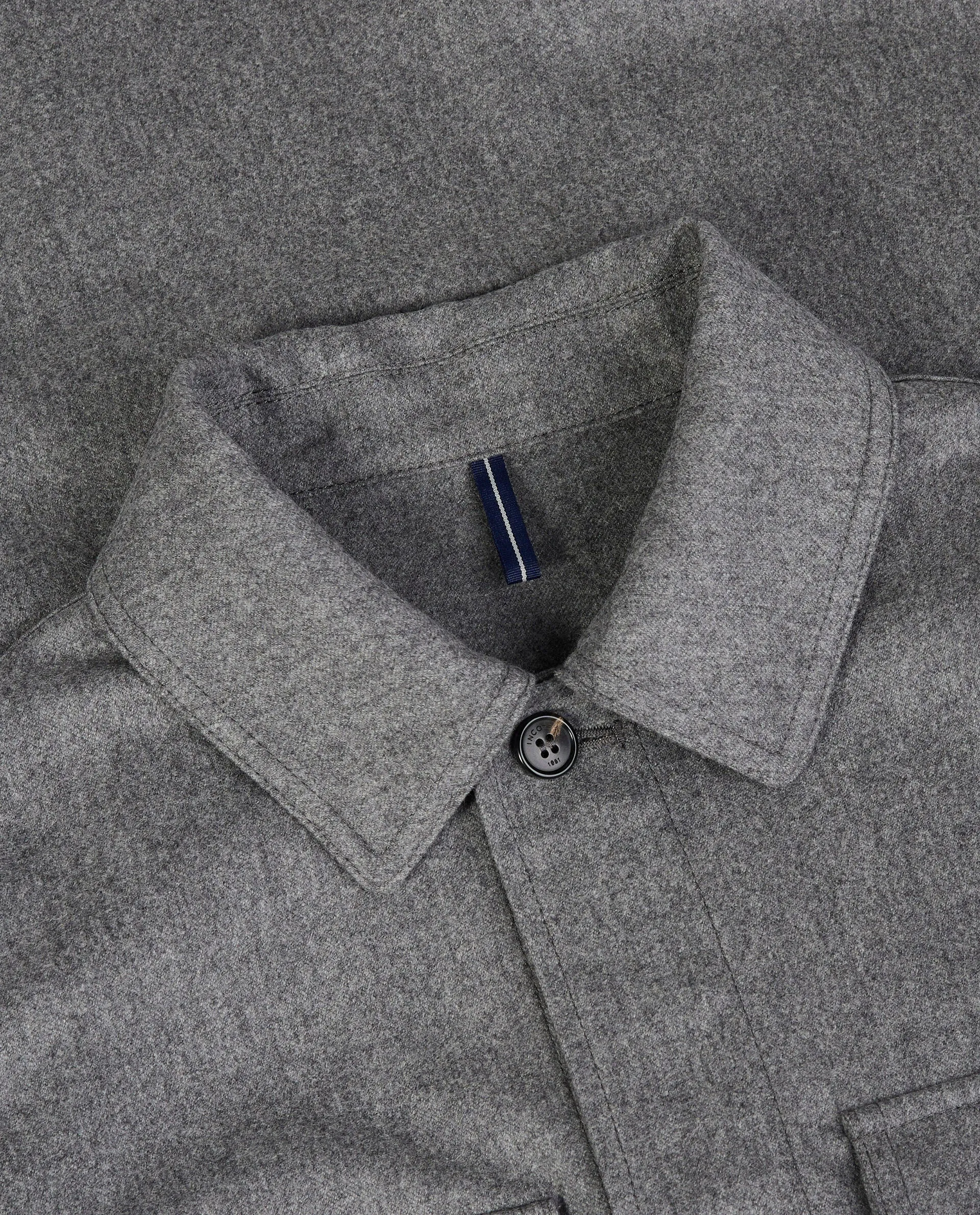 Flannel Overshirt - Grijs sold by Pauw Amsterdam product image thumbnail 3