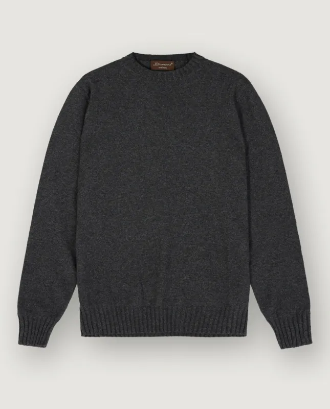 Cashmere Ronde Hals Trui - Donkergrijs sold by Pauw Amsterdam