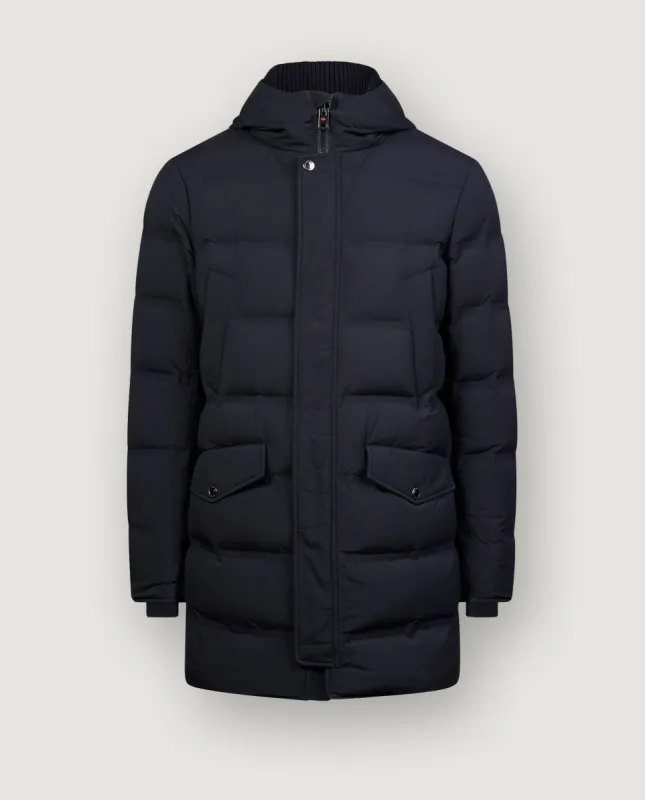 Gewatteerde parka - Donkerblauw sold by Pauw Amsterdam