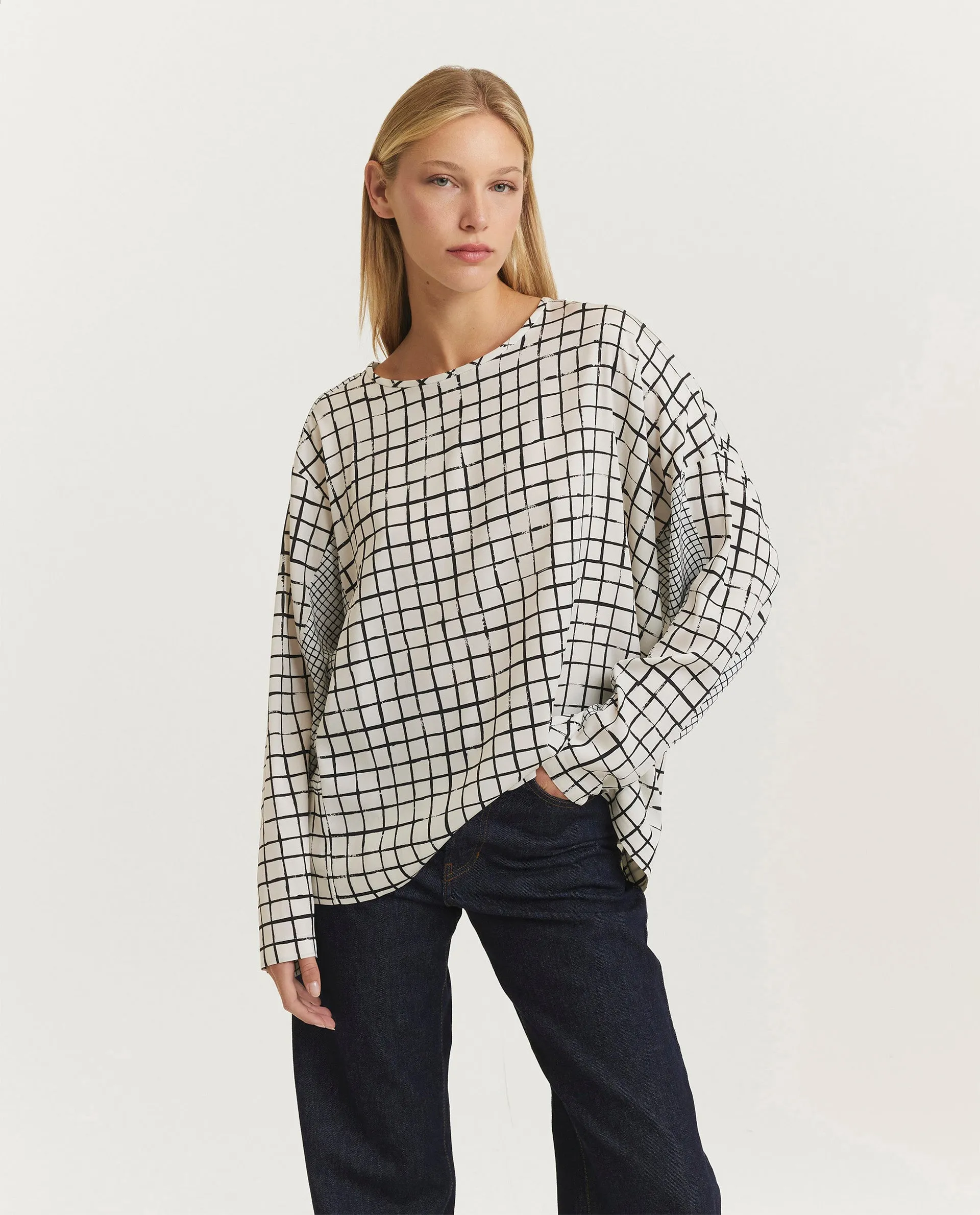 Zijden top sold by Pauw Amsterdam