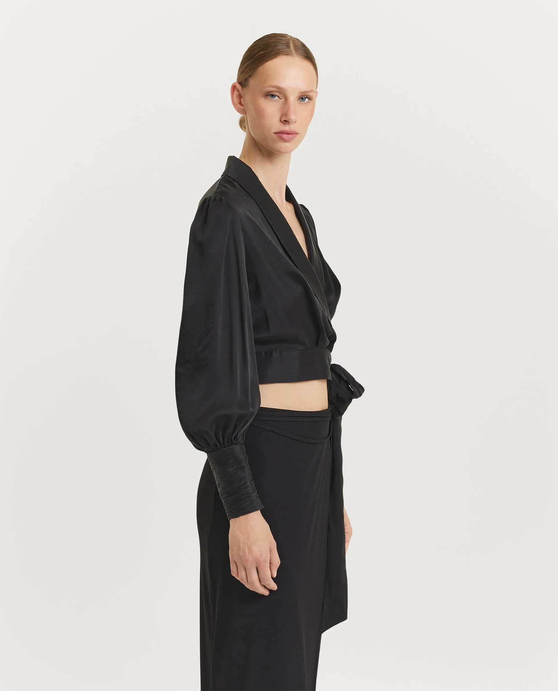 Zijden overslag blouse sold by Pauw Amsterdam product image thumbnail 2