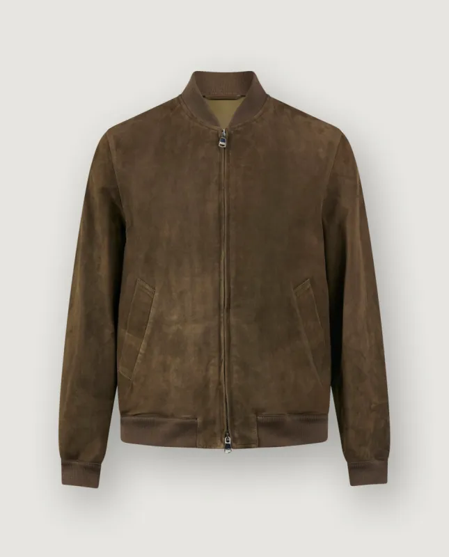 Suede Bomber - Groen sold by Pauw Amsterdam
