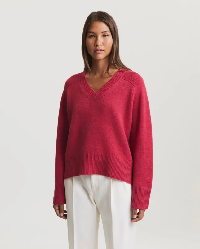 Wol-cashmere trui - Roze sold by Pauw Amsterdam