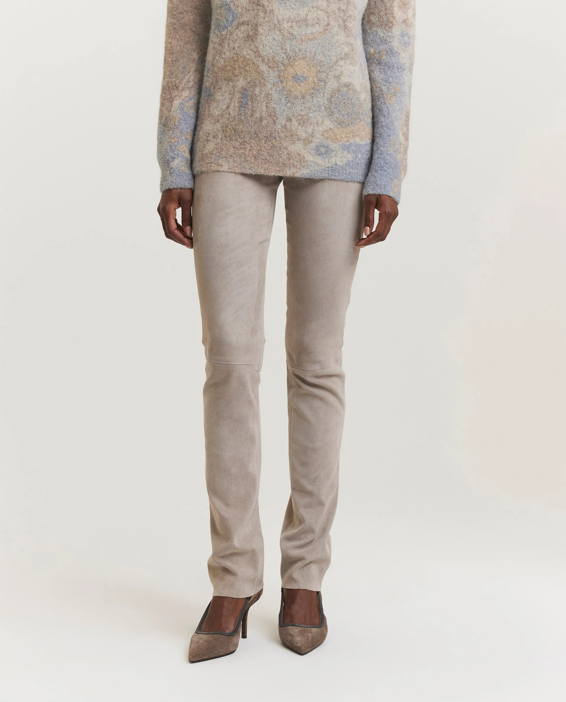 Suède broek - Grijs sold by Pauw Amsterdam