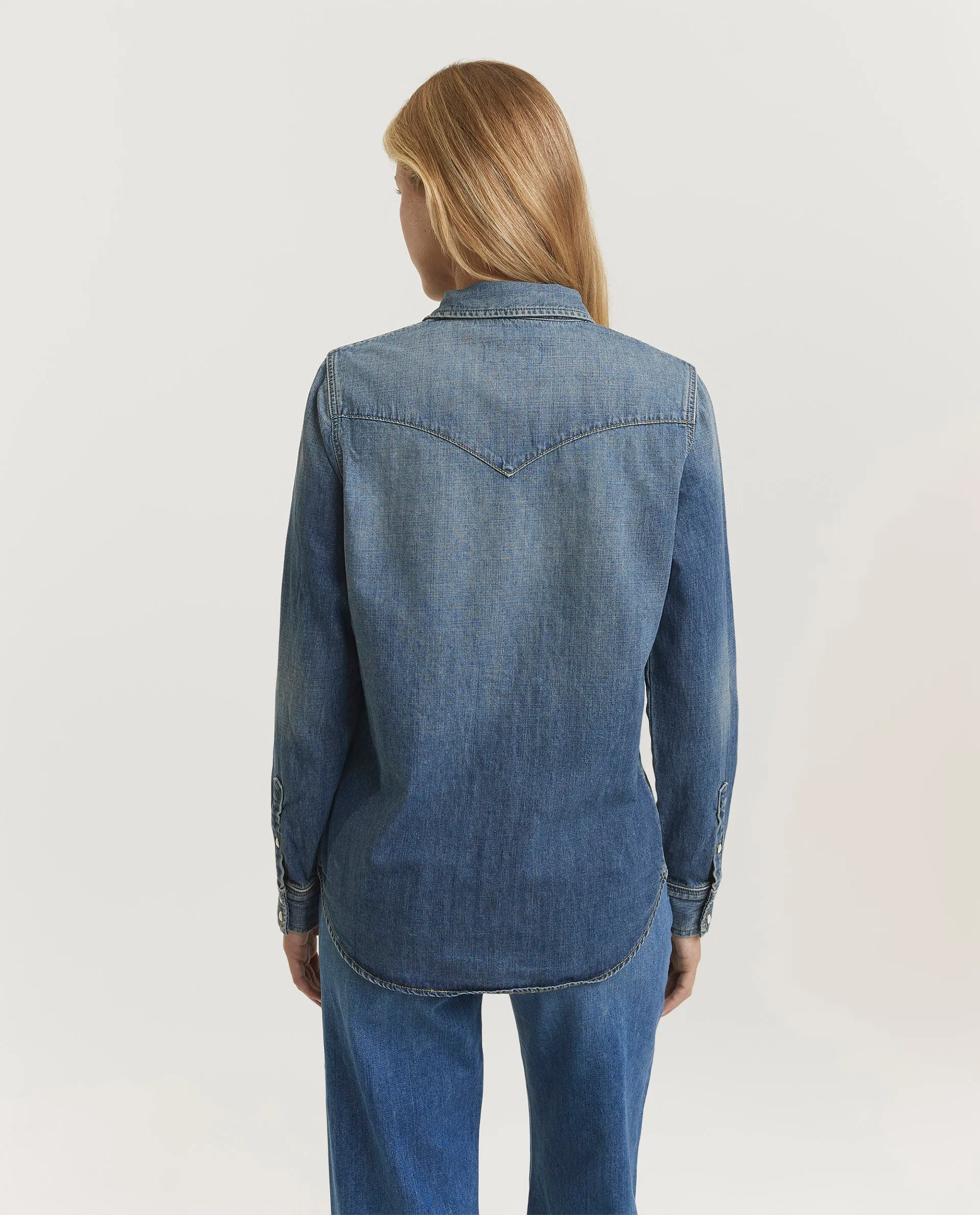Denim blouse sold by Pauw Amsterdam product image thumbnail 3
