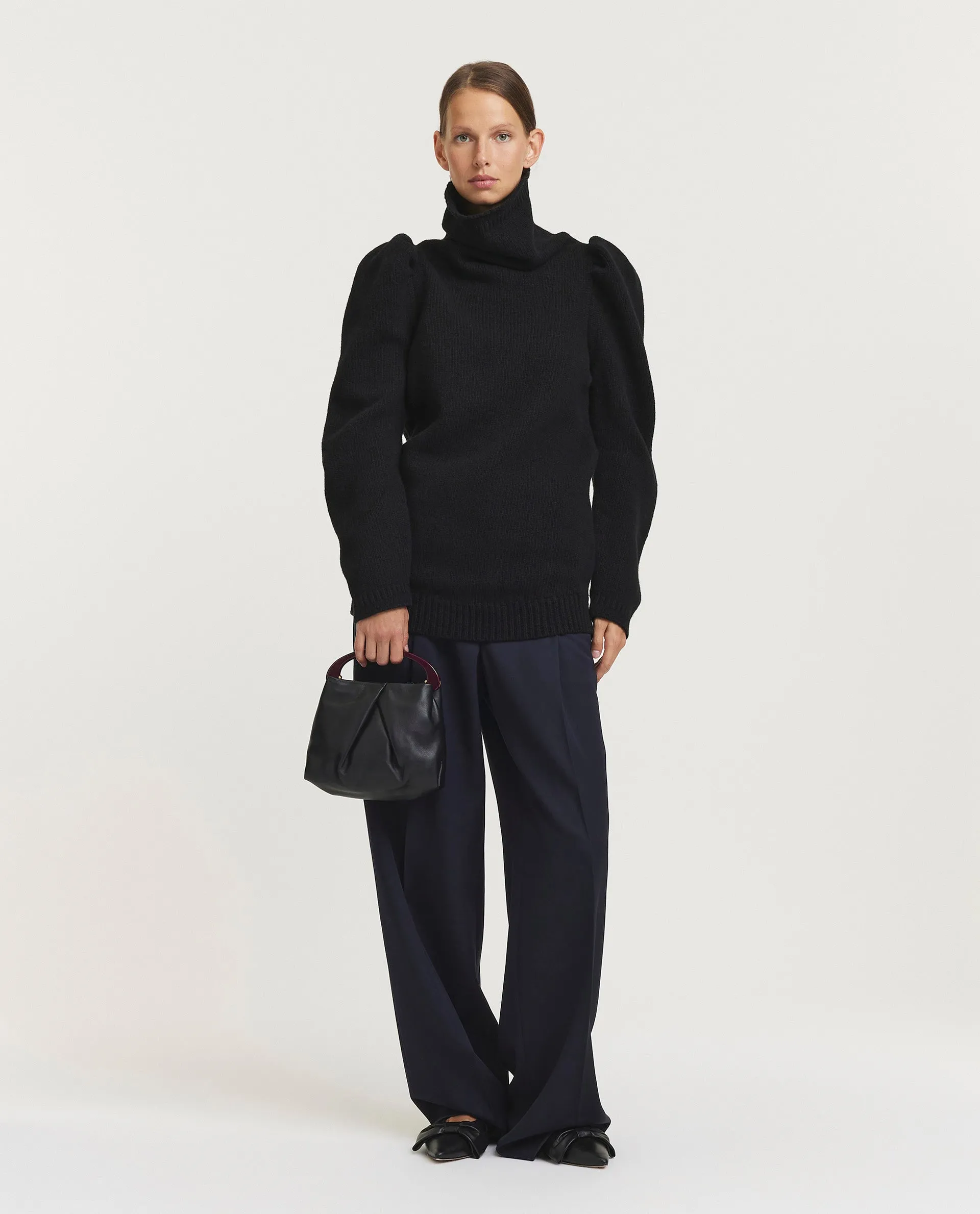 Aangesloten coltrui - Zwart sold by Pauw Amsterdam product image thumbnail 5