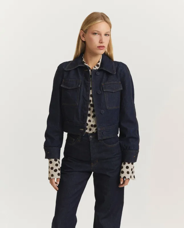 Kort denim jack sold by Pauw Amsterdam