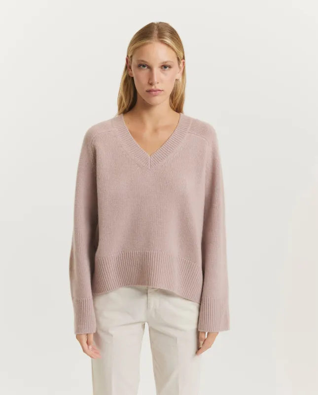 Wol-cashmere trui - Roze sold by Pauw Amsterdam