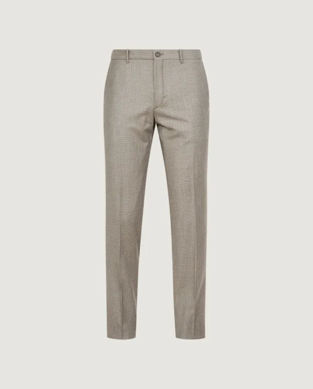 Houndstooth Broek - Lichtbruin sold by Pauw Amsterdam
