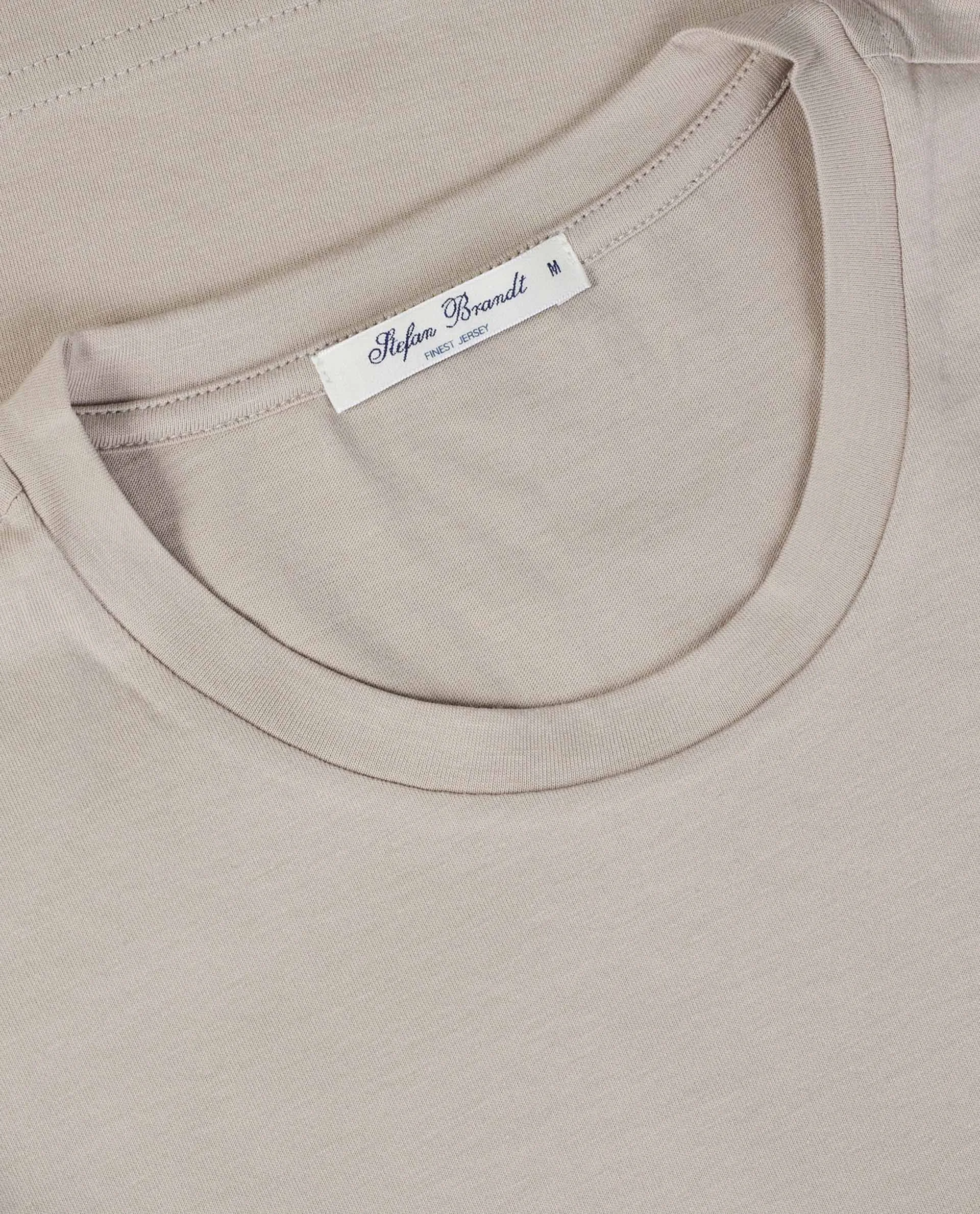 Katoenen T-shirt - Lichtbruin sold by Pauw Amsterdam product image thumbnail 5