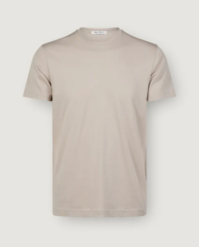 Katoenen T-shirt - Lichtbruin sold by Pauw Amsterdam