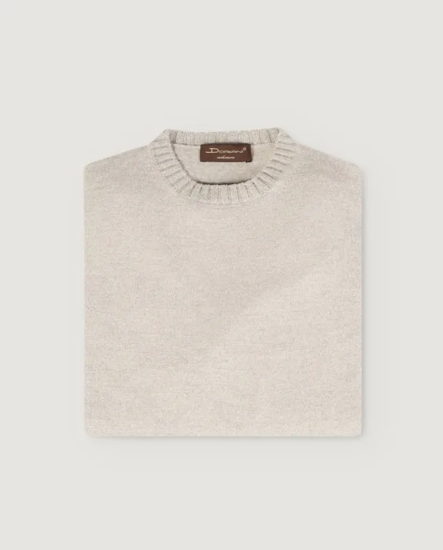 Cashmere Ronde Hals Trui - Lichtbruin sold by Pauw Amsterdam