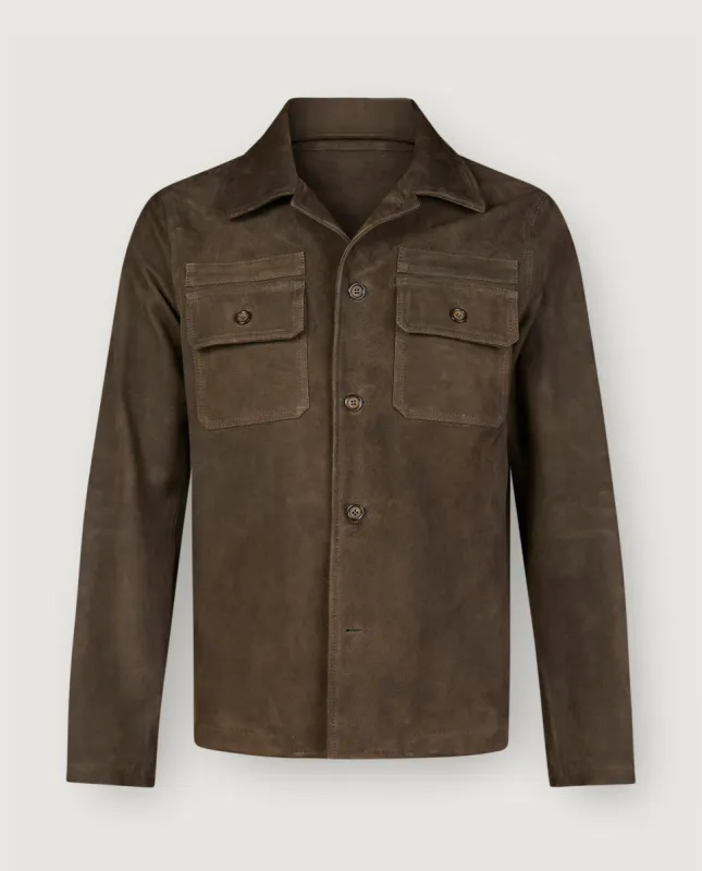 Suede Overshirt sold by Pauw Amsterdam