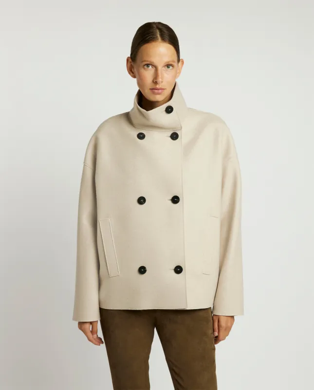 Kort wollen jasje - Ecru sold by Pauw Amsterdam