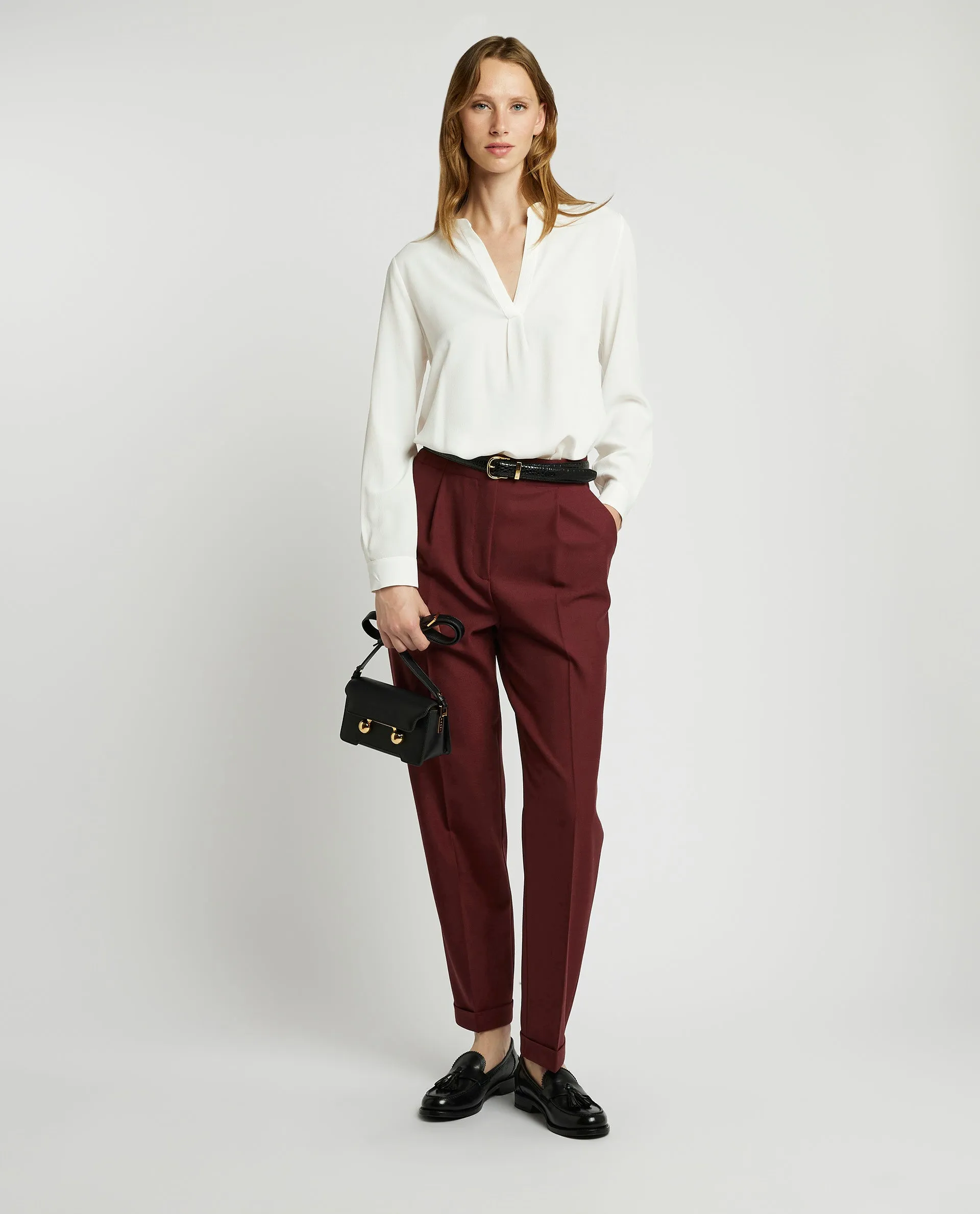 Zijde Mix Blouse - Ecru sold by Pauw Amsterdam product image thumbnail 3