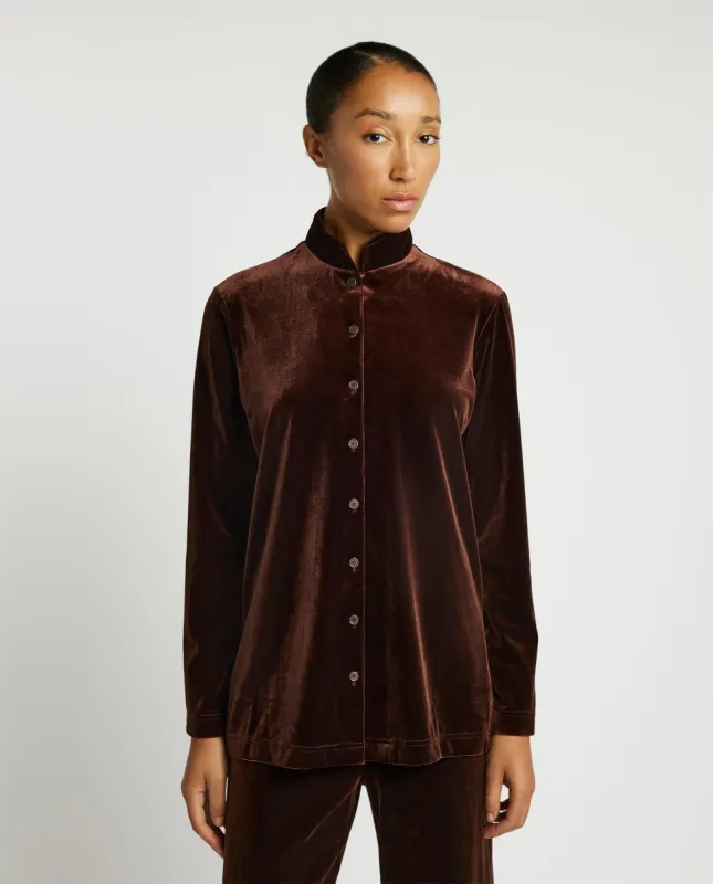 Fluwelen blouse sold by Pauw Amsterdam