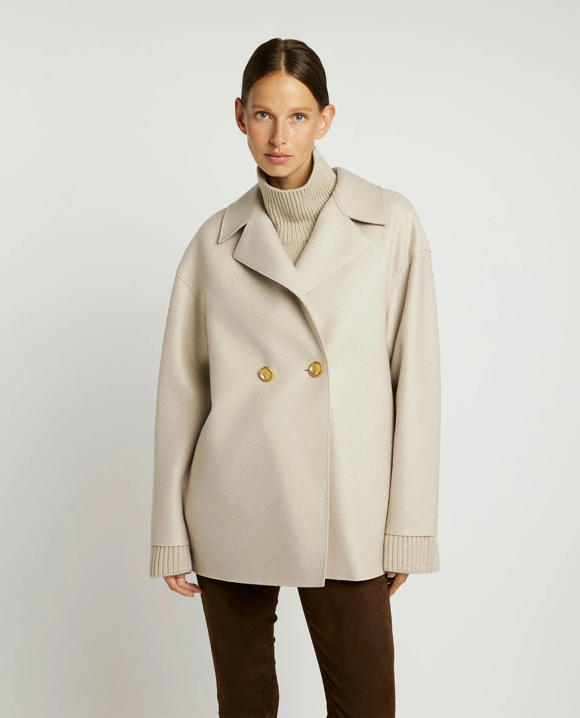 Jas in geperst wol sold by Pauw Amsterdam