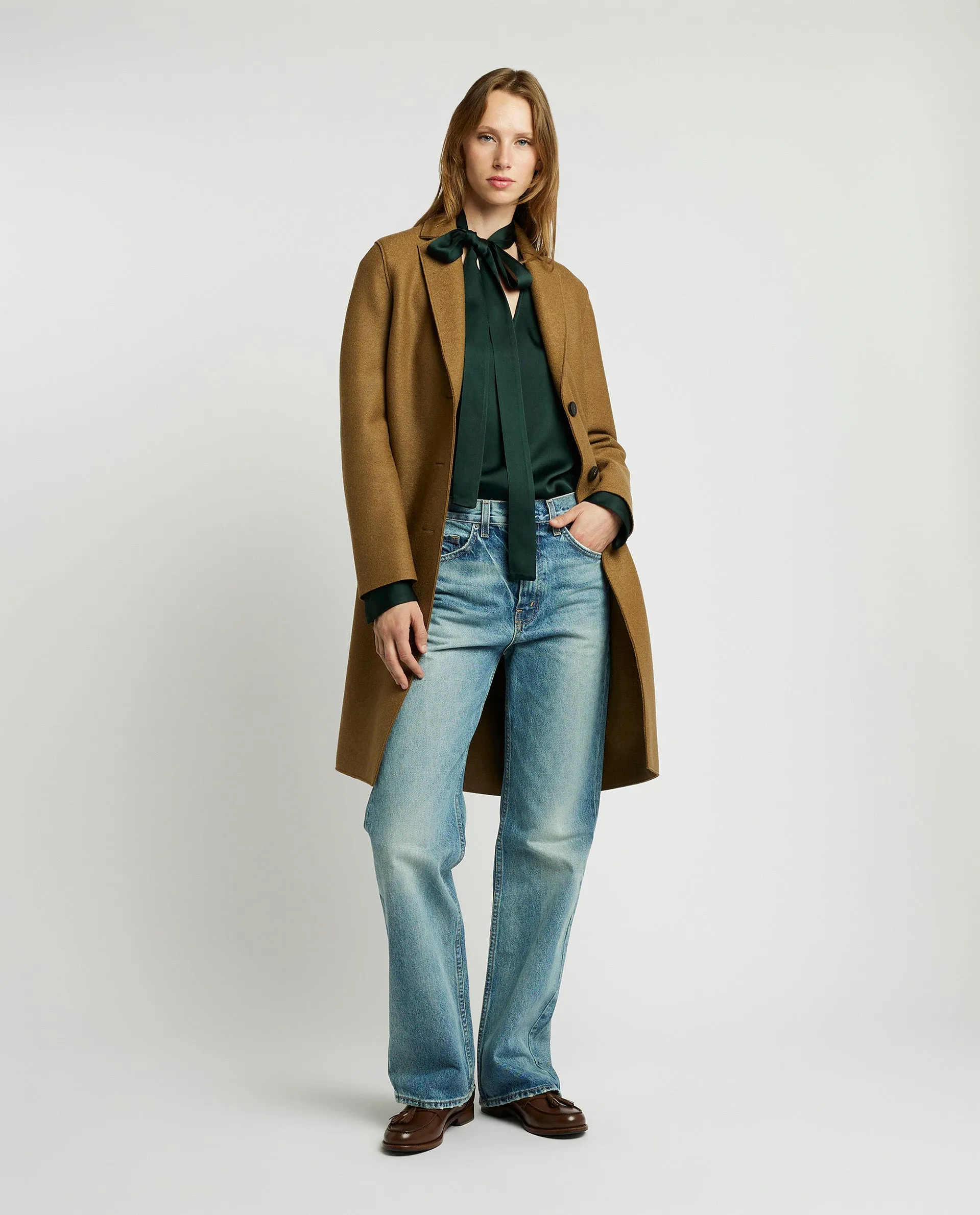 Overjas in geperst wol sold by Pauw Amsterdam