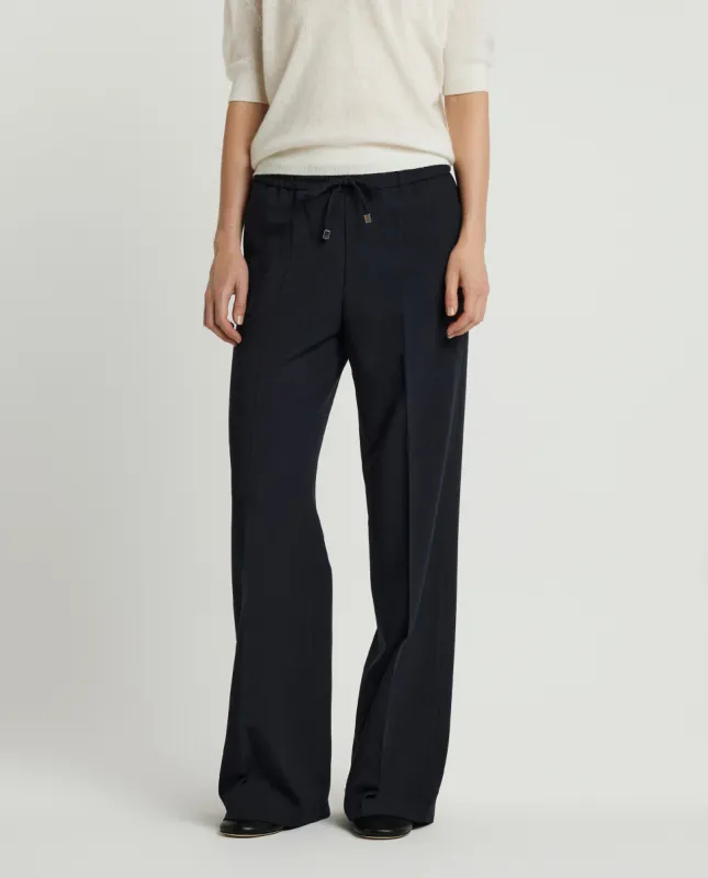 Wijde broek - Blauw sold by Pauw Amsterdam