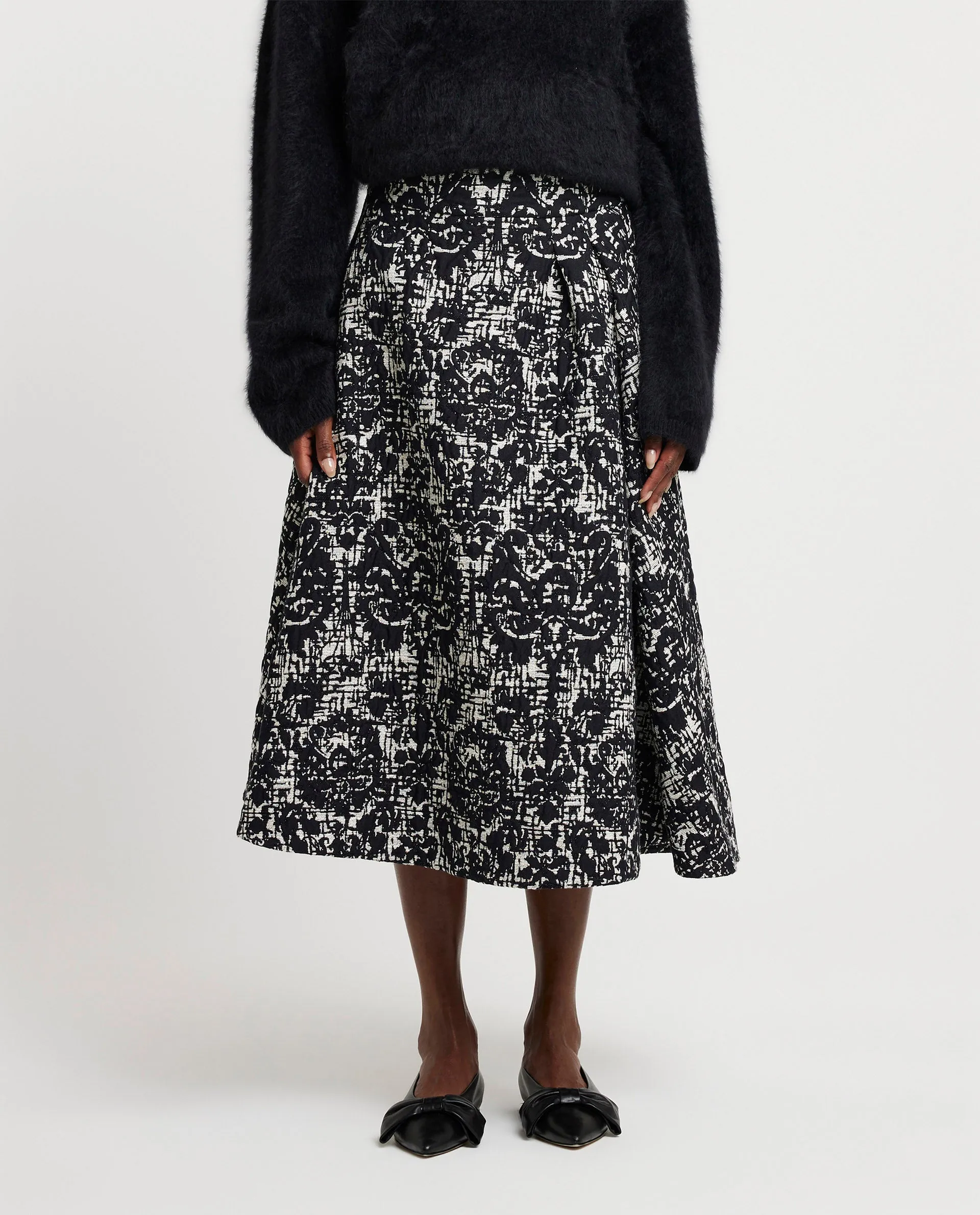 Midi rok met print sold by Pauw Amsterdam