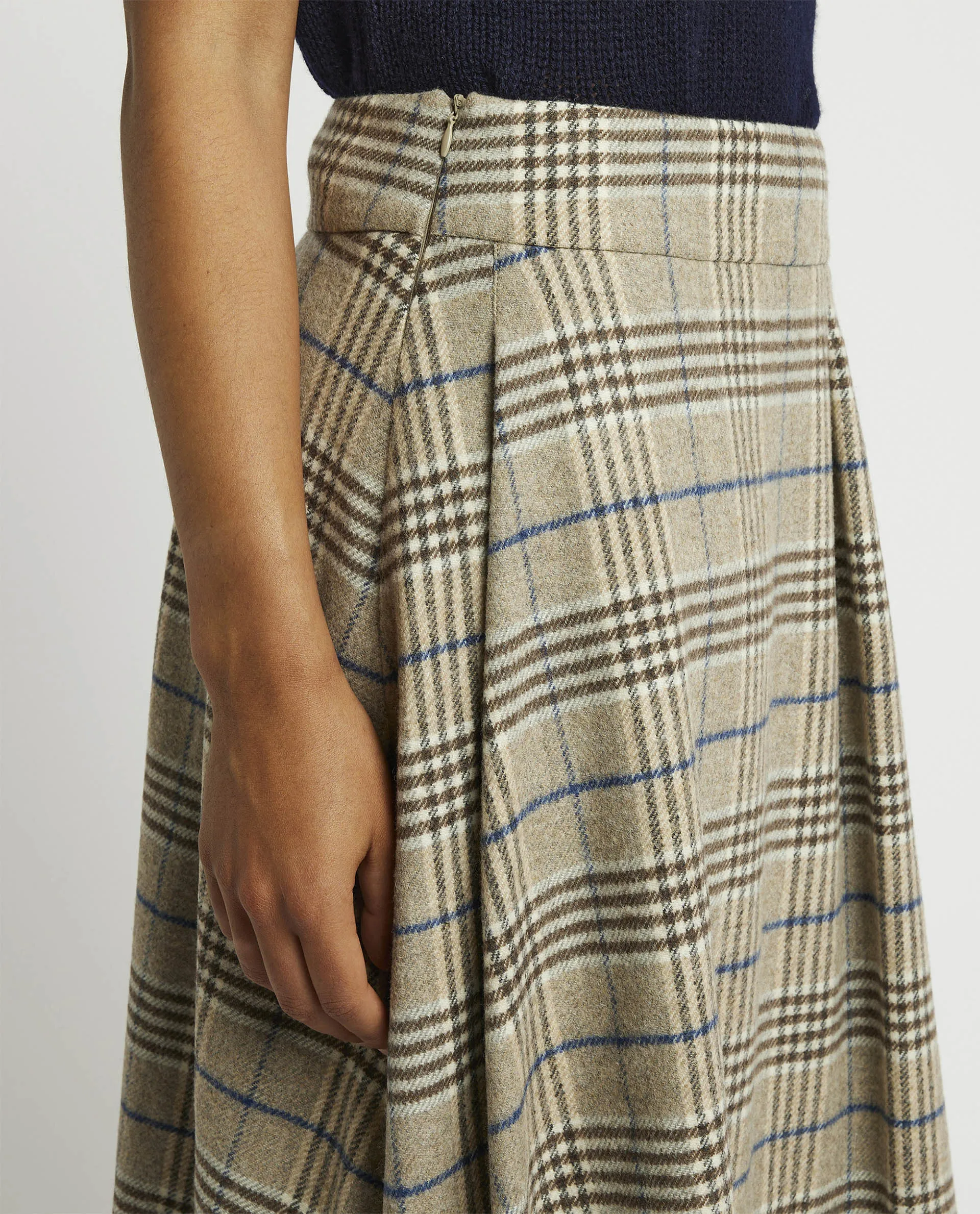 Wollen midi rok sold by Pauw Amsterdam product image thumbnail 2
