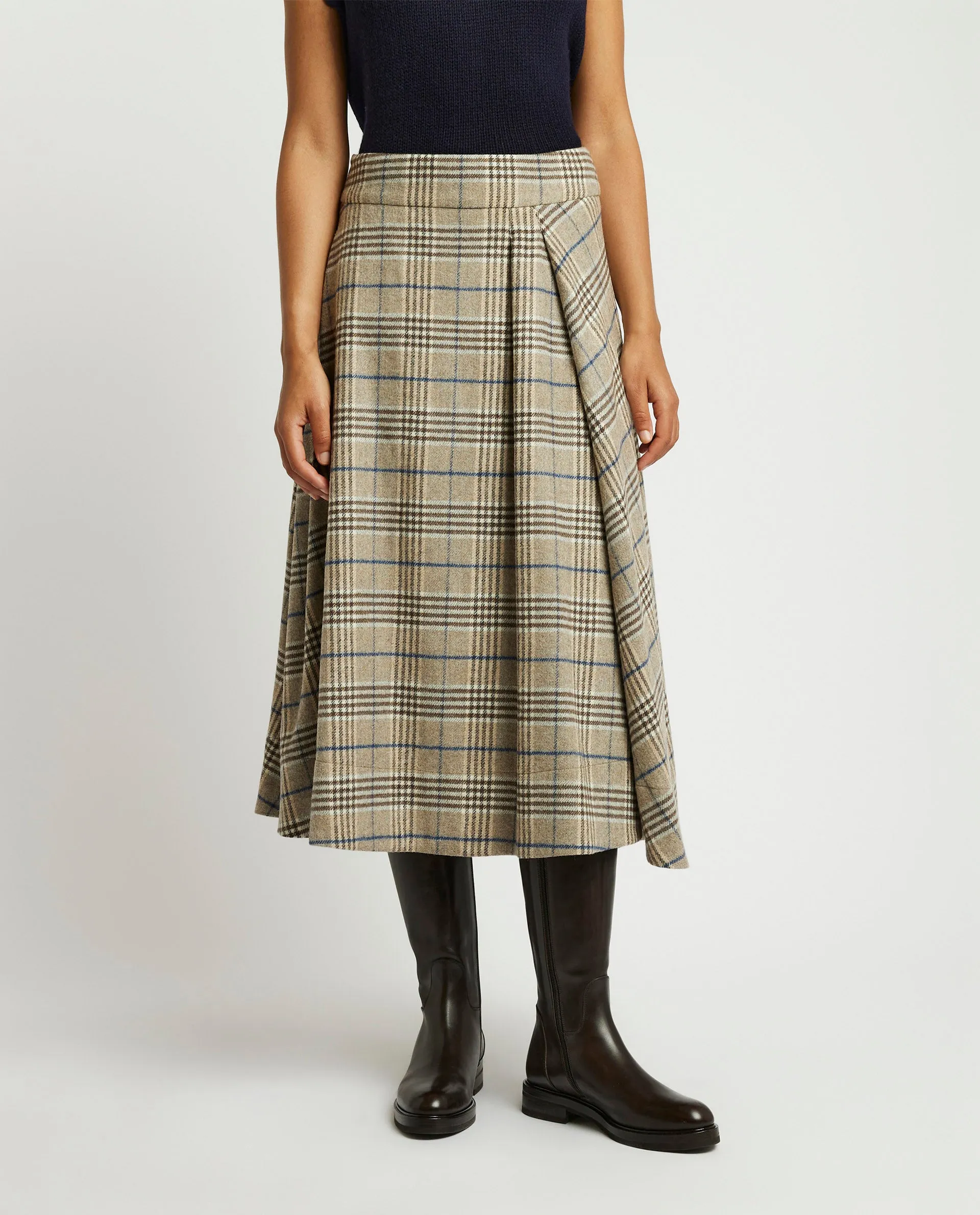 Wollen midi rok sold by Pauw Amsterdam