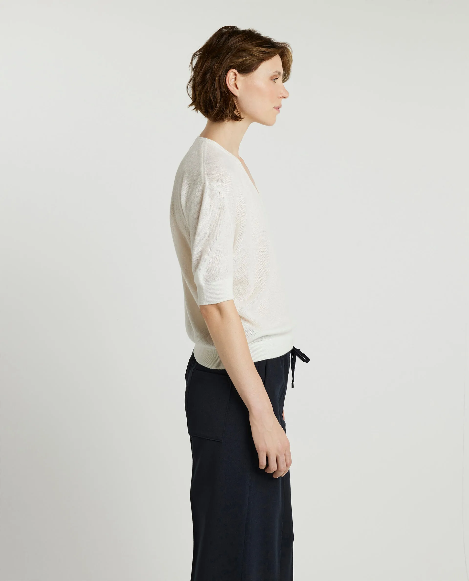 Cashmere top - Ecru sold by Pauw Amsterdam product image thumbnail 4