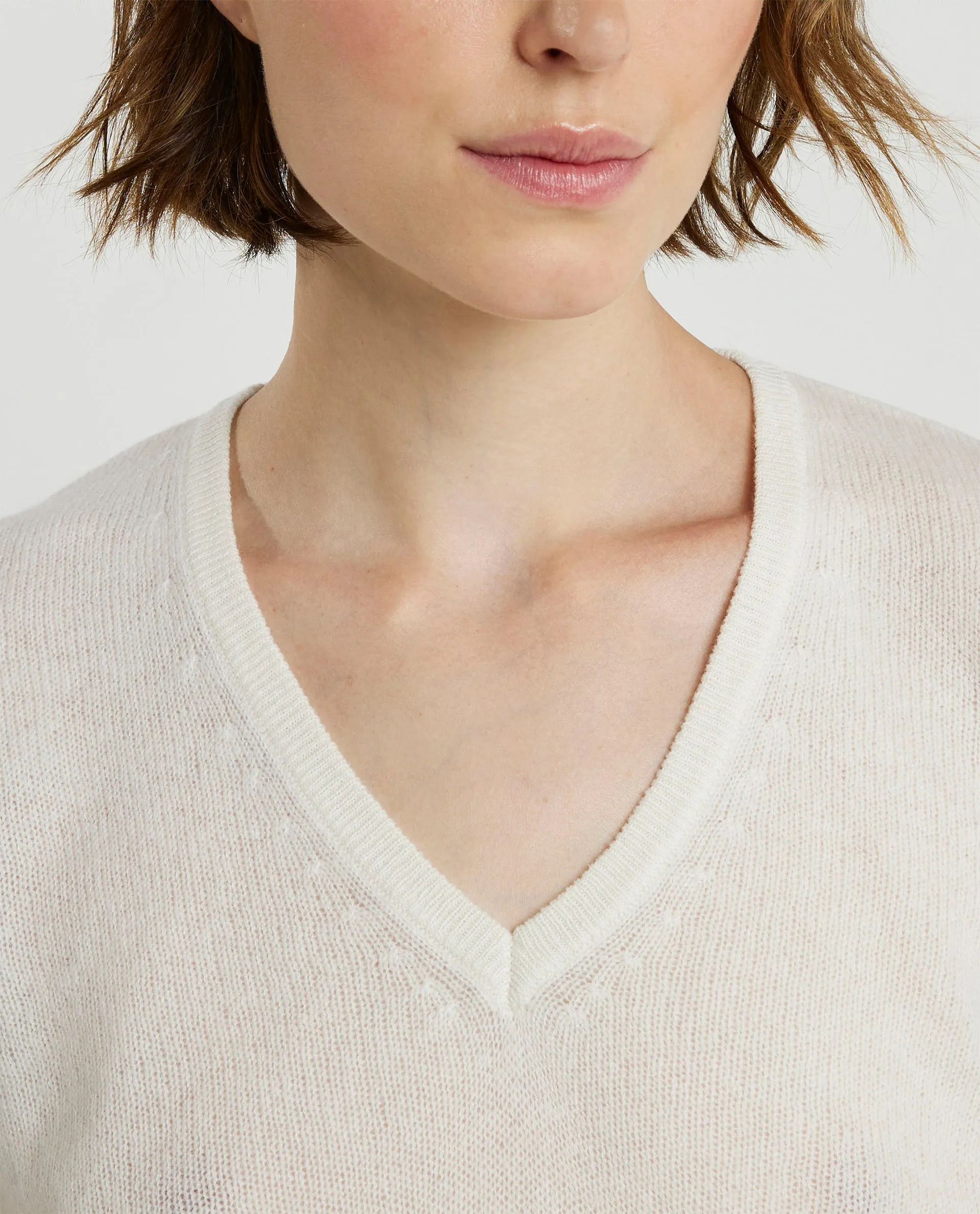 Cashmere top - Ecru sold by Pauw Amsterdam product image thumbnail 2