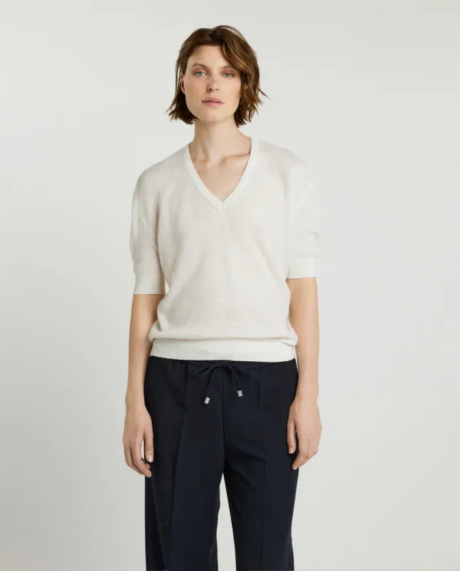 Cashmere top - Ecru sold by Pauw Amsterdam