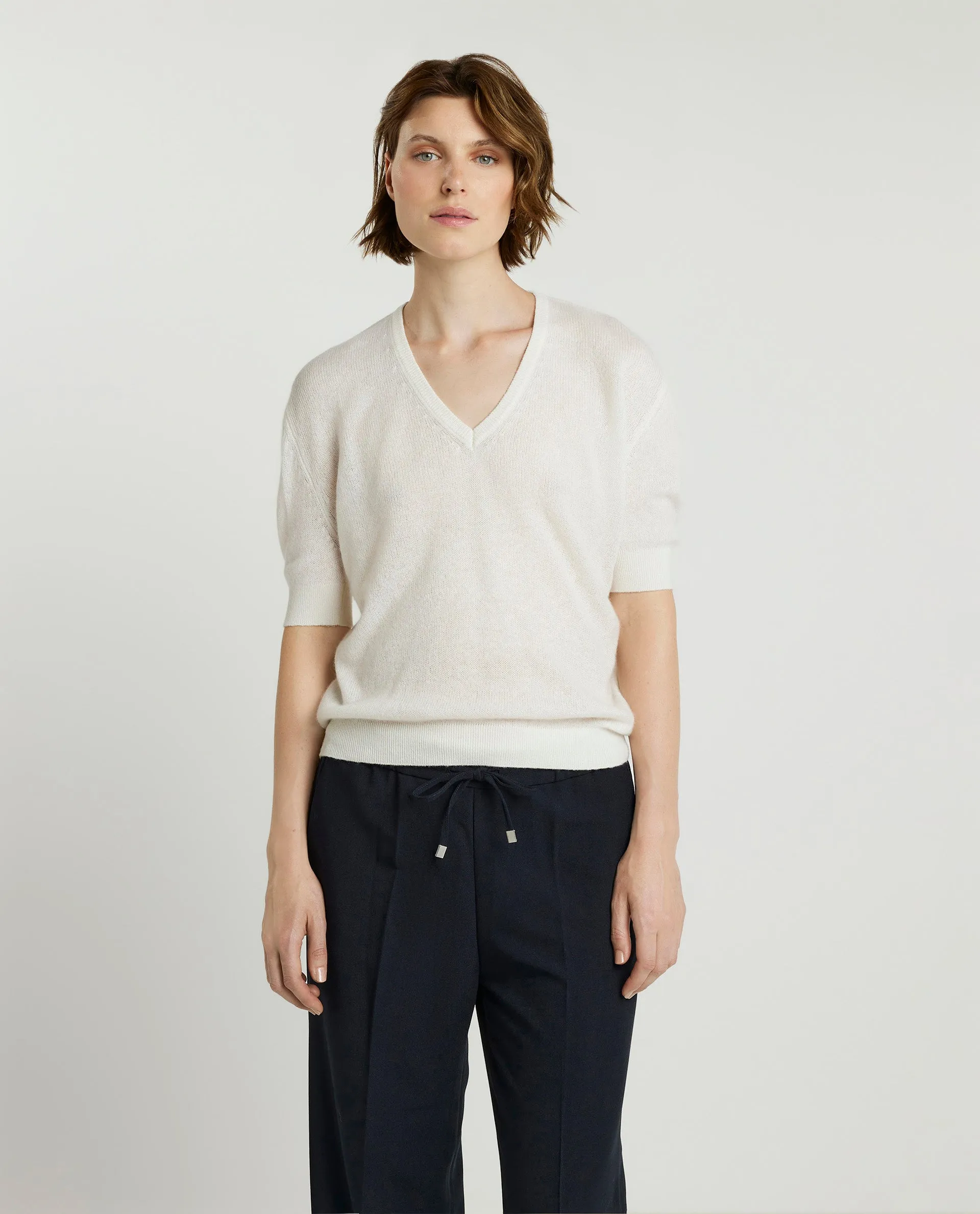 Cashmere top - Ecru sold by Pauw Amsterdam