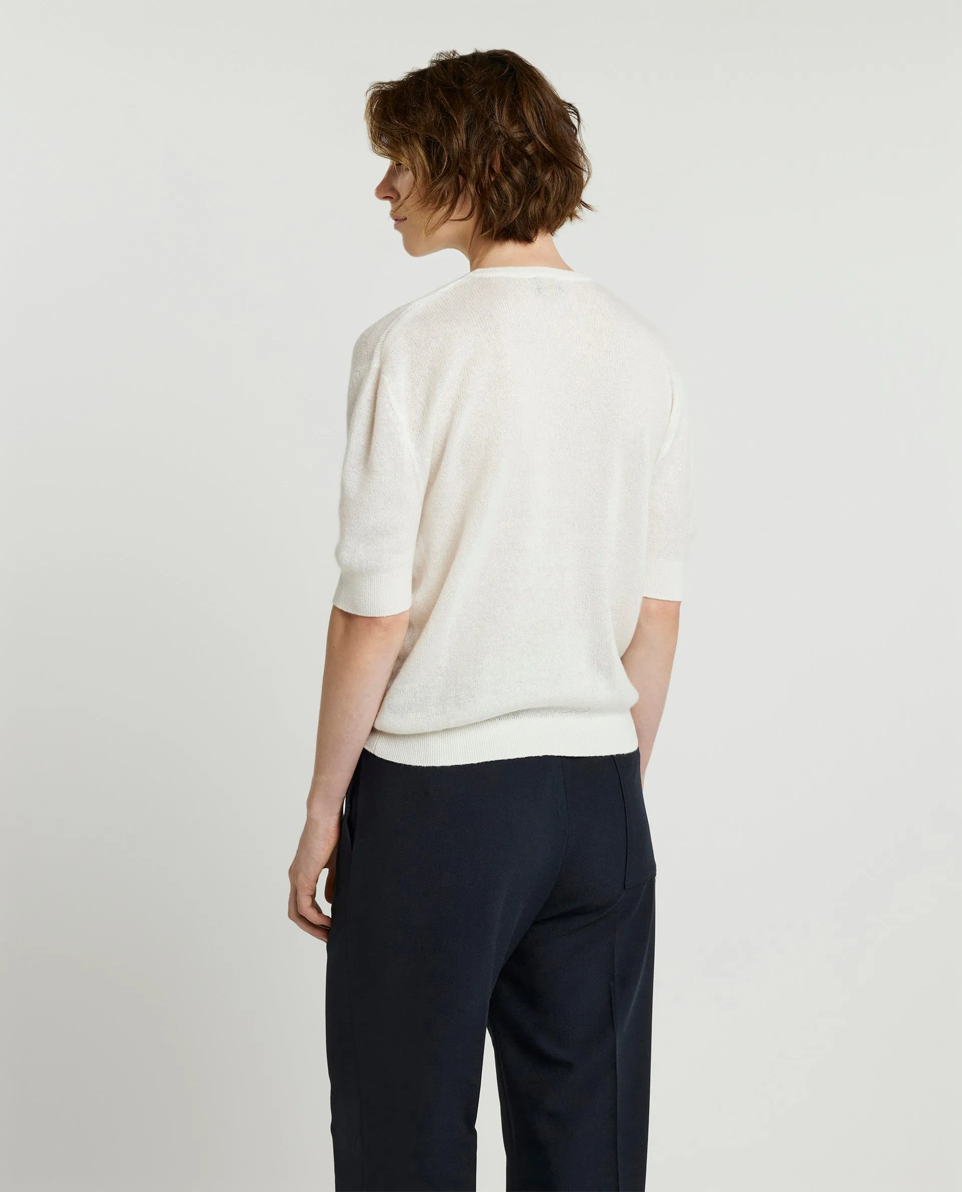Cashmere top - Ecru sold by Pauw Amsterdam product image thumbnail 5