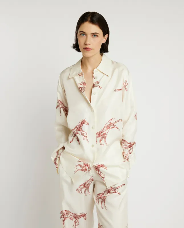 Zijden blouse sold by Pauw Amsterdam