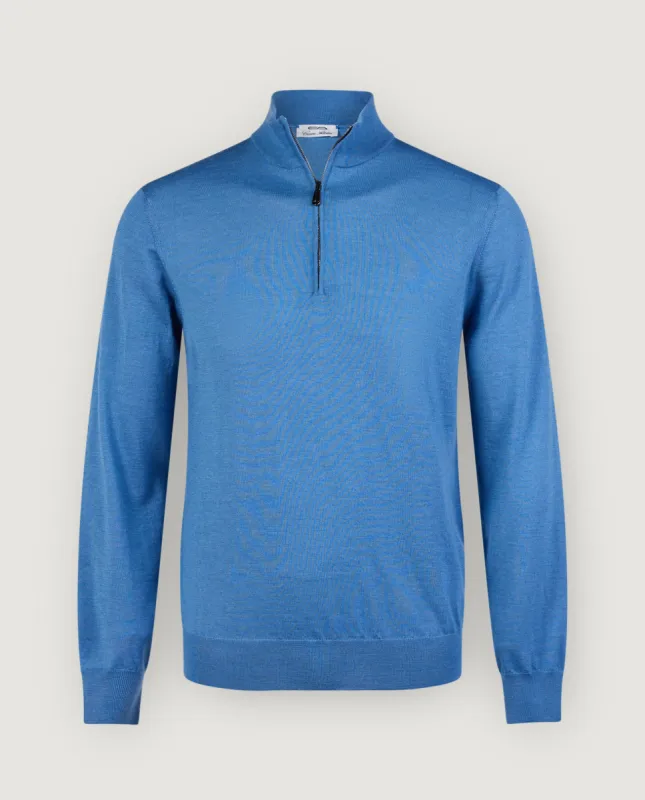 Half Zip - Lichtblauw sold by Pauw Amsterdam